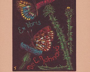 Ex libris Dr. E. Jahnová.