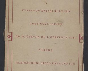 Průvodce výstavou knižní kultury doby nové i staré.