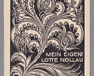 Mein Eigen ! Lotte Nollau. Rostlinný dekor.
