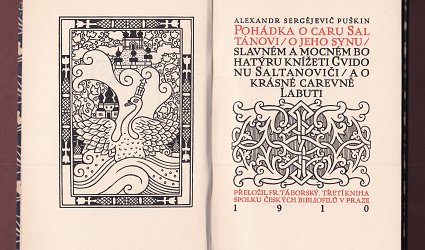 Pohádka o Caru Saltánovi a jeho synu.