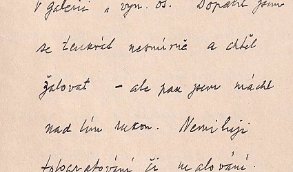 Dopis Jindřichu Vaňkovi.