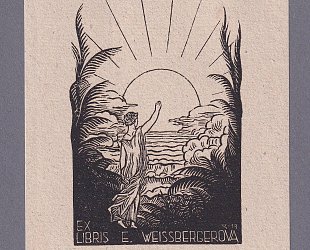 Ex Libris E. Weissbergerová.