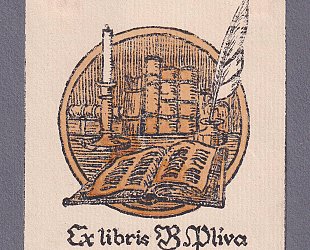Ex libris B. Plíva.