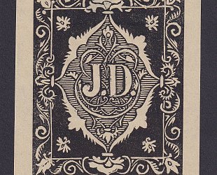 J. D. Monogram JD v ornamentu.