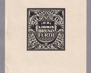 Ex Libris Bruno Fürth.