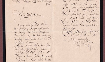 Dopis Ignátu Herrmannovi.