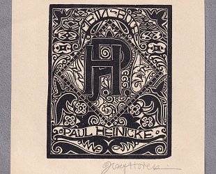 Mein Buch. Paul Heinicke. Monogram PH.