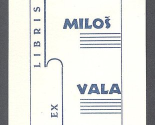Ex Libris Miloš Vala.