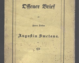 Offener Brief an Herrn Doktor Augustin Smetana.