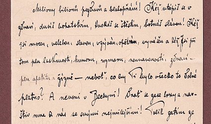 Dopis Ignátu Herrmannovi.