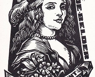 Exlibris  J. de Belder. Helena Fourment.