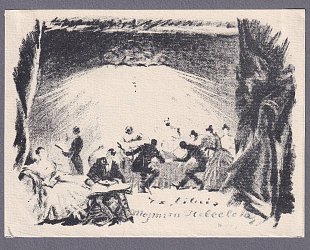 Ex libris Mojmíra Helceleta. Společnost u bibliofila.