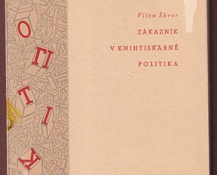 Zákazník v knihtiskárně Politka.