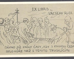 Ex Libris Vácslav Rudl.