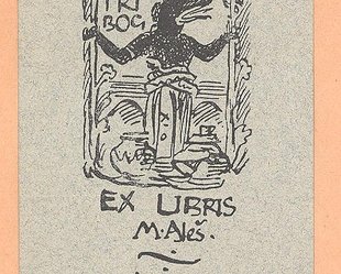 Ex libris M. Aleš 1907.