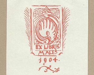 Ex libris M. Aleš 1904.