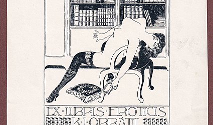 Konvolut dvou exlibris K .J. Obrátila.