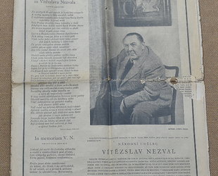 Literární noviny. Ročník VII.., číslo 15. ,12.4.1958.