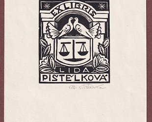 Ex libris Lida Pištělková.