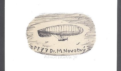 PF 77 Dr. M. Novotný. Vzducholoď.