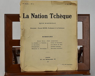 La Nation Tchéque. Ročník 1., číslo 1.