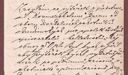 Dopis Ignátu Herrmannovi.