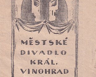 Divadelní program Městského divadla Královských Vinohrad. Sezona 1921.