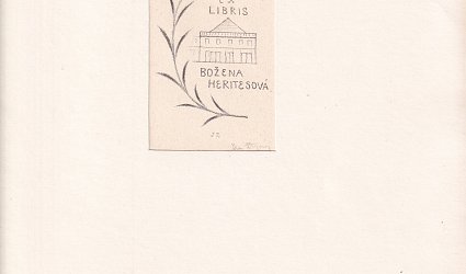 Ex Libris Božena Heritesová.