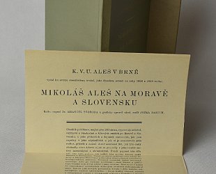 Mikoláš Aleš na Moravě a Slovensku.