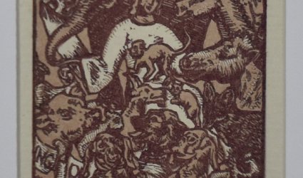 Ex Libris Ing. Dr. Knorr. Zvířátka kol svého sběratele.