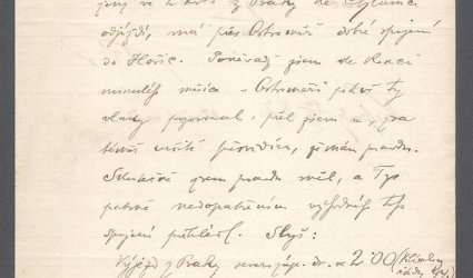 Dopis Ignátu Herrmannovi