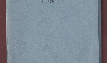 Dopisy neznámé české šlechtičny Josefu Dobrovskému z roku 1796.
