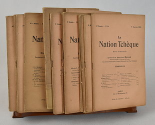 La Nation Tchéque. Ročník 3., čísla 1 - 24.