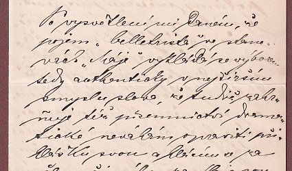 Dopis Ignátu Herrmannovi.