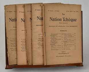 La Nation Tchéque. Ročník 4., čísla 1 - 2, 5 - 24..