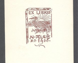 Ex libris N. Aleš A.D. 1906.
