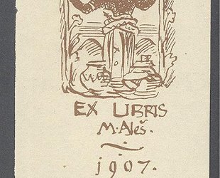 Ex libris M. Aleš 1907.