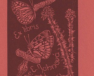 Ex libris Dr. E. Jahnová.