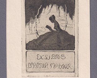 Exlibris Dr. Artur Maixner.