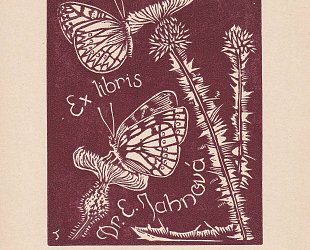 Ex libris Dr. E. Jahnová.