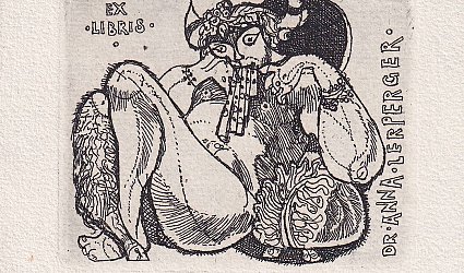 Konvolut čtyř exlibris.