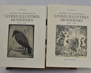 Manuel de l´Amateur de Livres Illustres Modernes 1875 - 1975. Dva svazky.